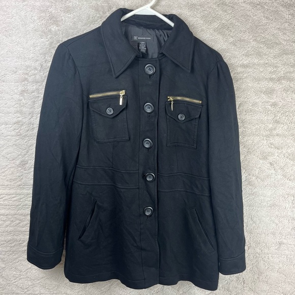 International Concepts Sweater Blazer Cardigan Large Breast & Side Pockets - Picture 1 of 15